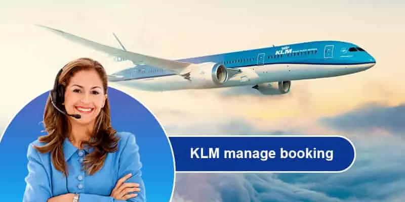 KLM manage booking