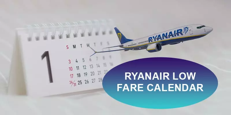 Ryanair Low Fare Calendar