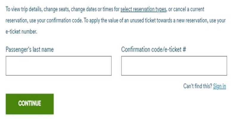 Alaska Airlines Manage Booking