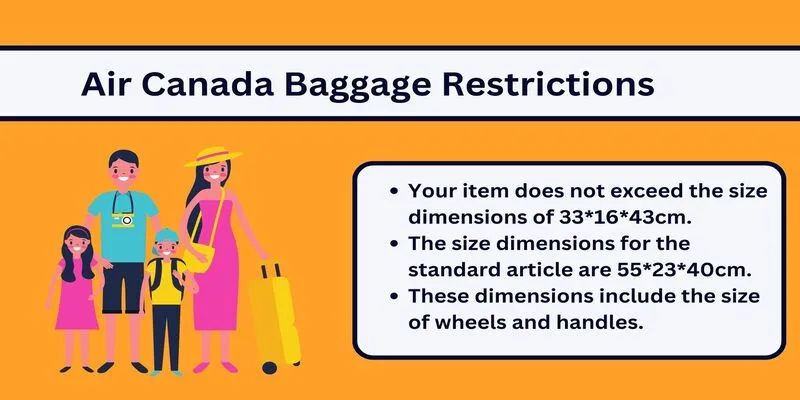 Air Canada Manage Booking Baggage Rules