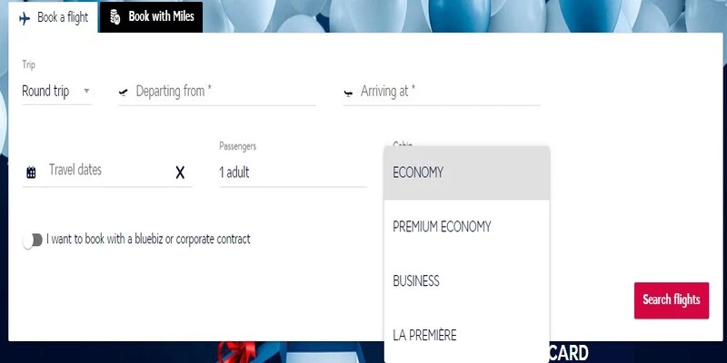 Air France Flight Booking Portal