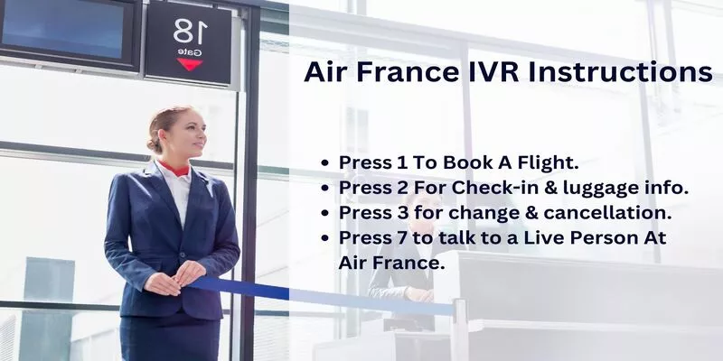 Air France IVR Voice Menu