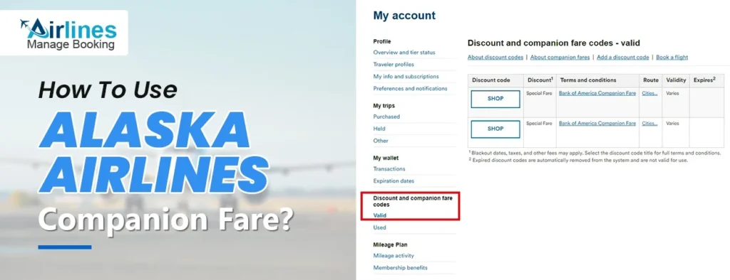 Alaska Airlines Companion Fare