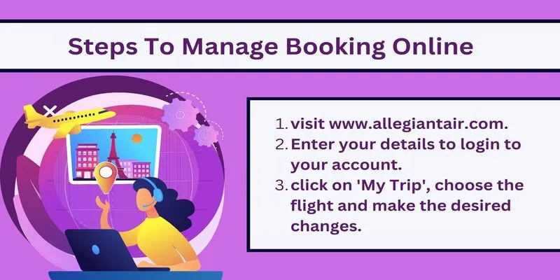 Allegiant Air Manage Booking Online Process