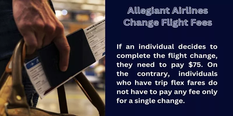 Allegiant Airlines Change Flight Fee