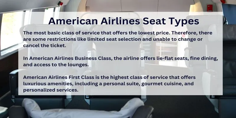 American Airlines Seat Types