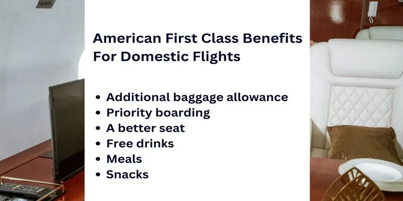 American First Class Benefits For Domestic Flights