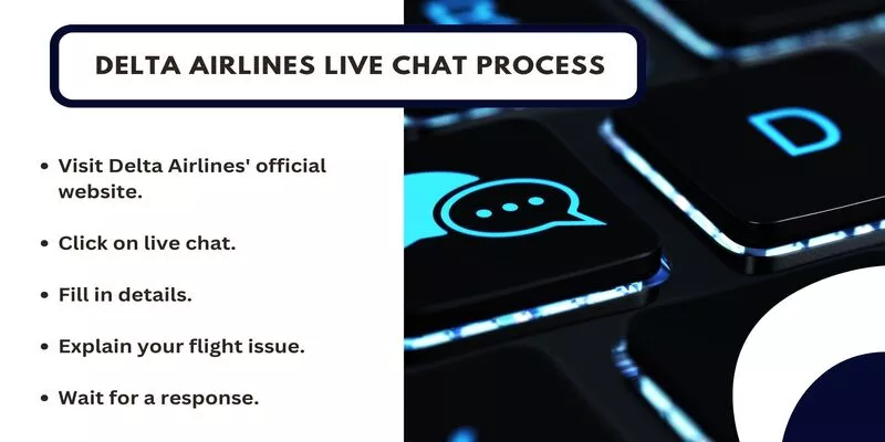 Delta Airlines Live Chat Process