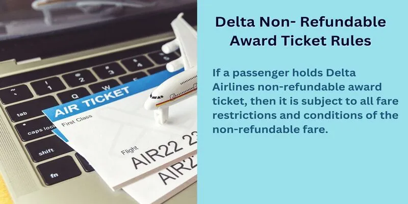 Delta Non-refundable Award Ticket Rules