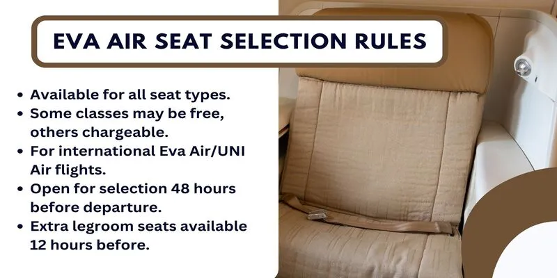 EVA Air Seat Selection Rules