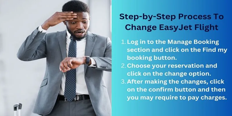 EasyJet Online Change Flight Process