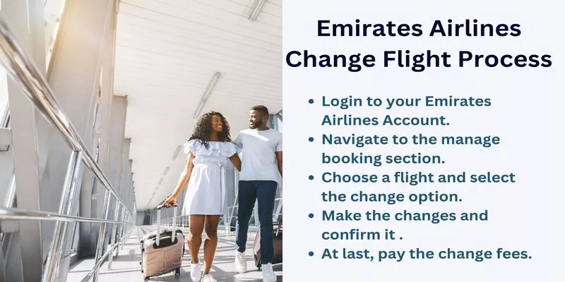Emirates Airlines Change Flight Process