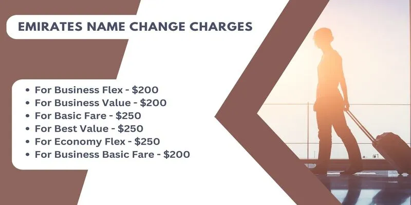 Emirates Airlines Name Change Fees