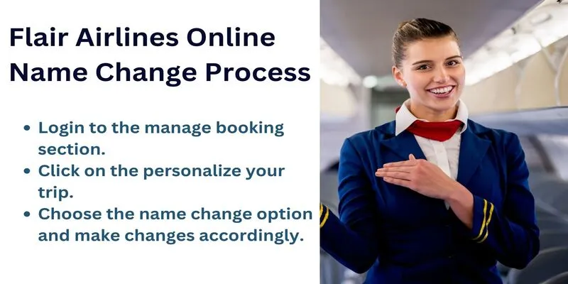 Flair Airlines Online Name Change Process