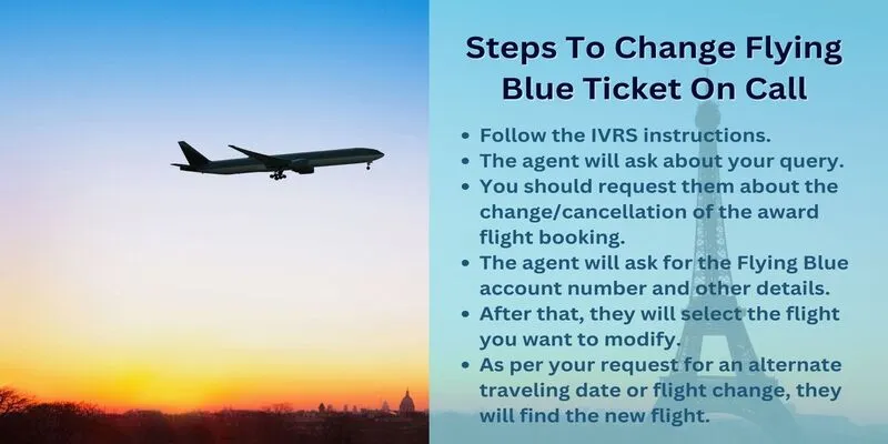 Flying Blue Ticket Offline Change Process