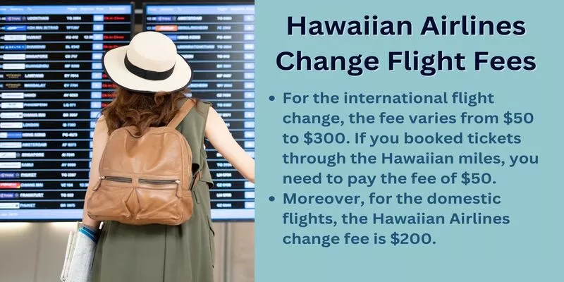 Hawaiian Airlines Change Flight Fee