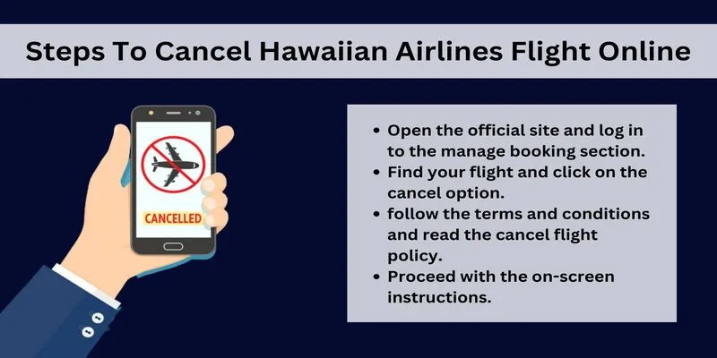 Hawaiian Airlines Flight Cancellation Online Process