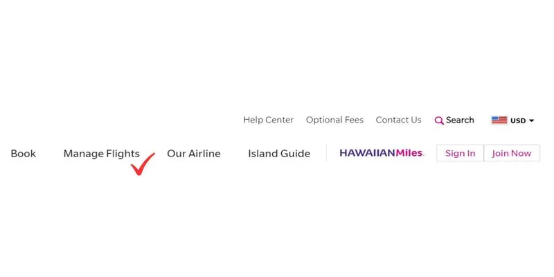 Hawaiian Airlines Manage Flight Booking