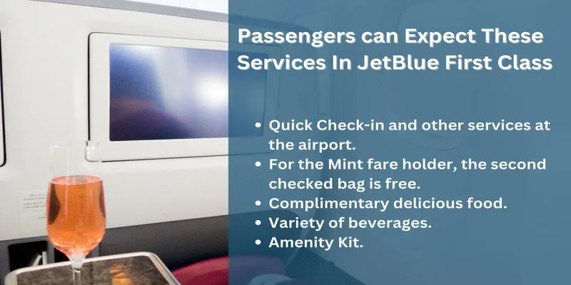 JetBlue First Class Services