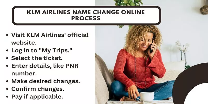 KLM Airlines Name Change Online Process