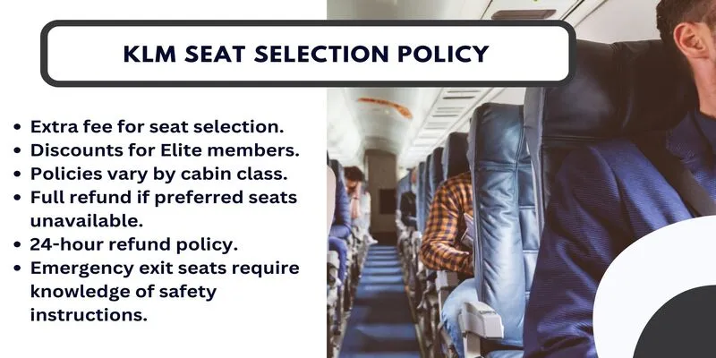 KLM Airlines Seat Selection Policy