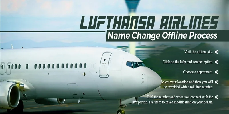 Lufthansa Airlines Name Change Offline Process