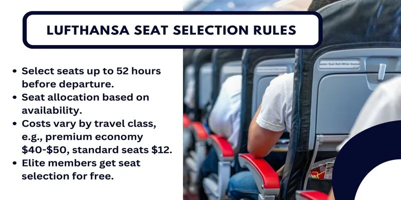 Lufthansa Airlines Seat Selection Rules