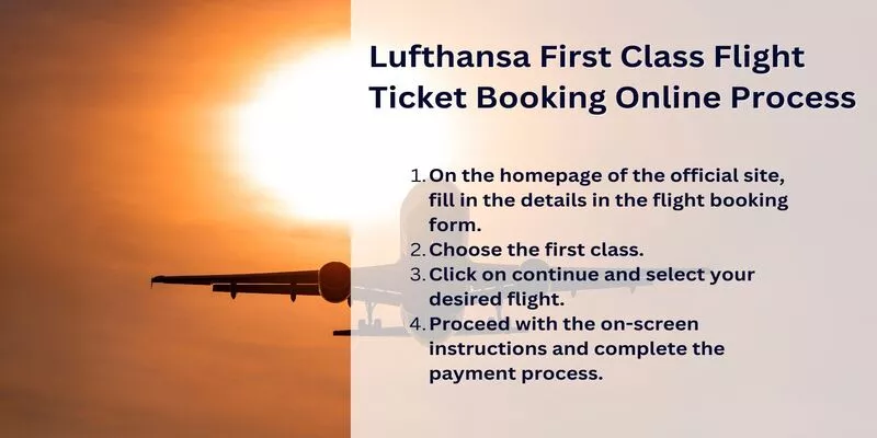 Lufthansa First Class Online Booking Process