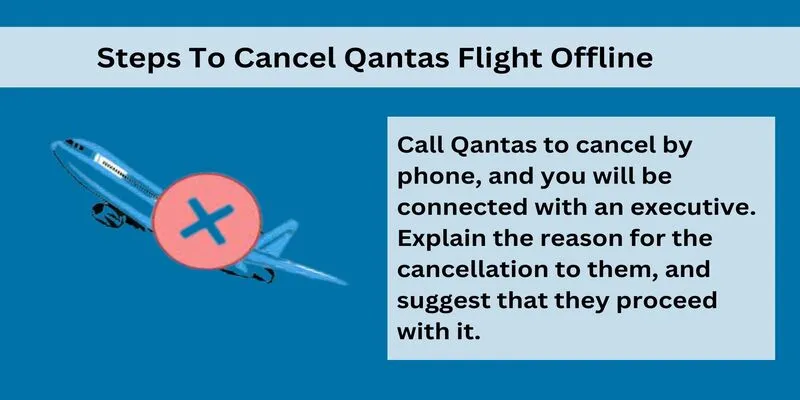 Qantas Flight Offline Cancellation process