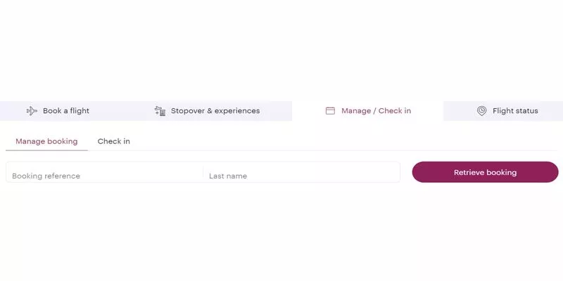 How to manage booking Qatar Airways