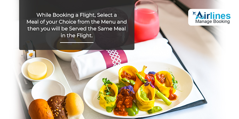 Request a Meal on Qatar Airways