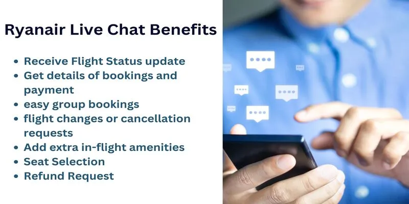 Ryanair Live Chat Benefits