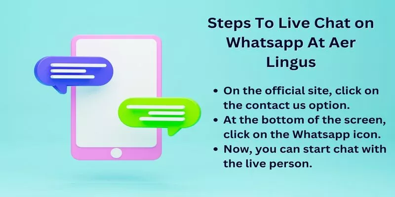 Steps To Live Chat on Whatsapp with Aer Lingus