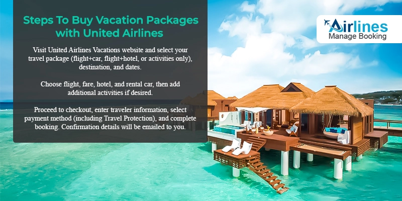 Steps to buy vacation packages with united airlines