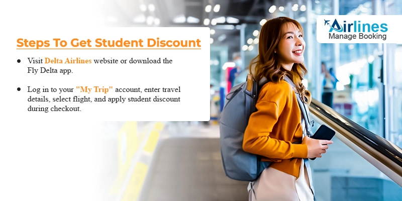 Steps to get delta student discount