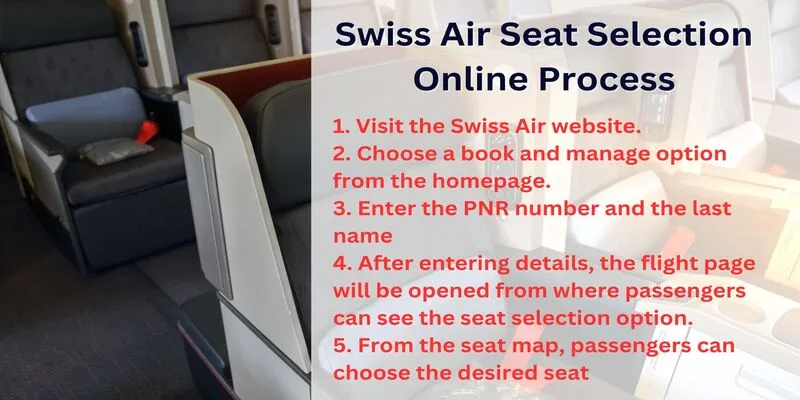 Swiss Air Seat Selection Online Process