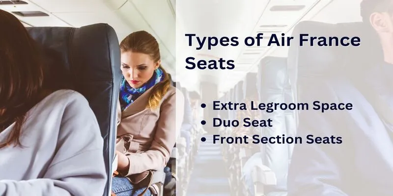 Types of Air France Seats