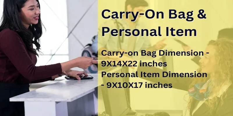 United Airlines Carry-on and Personal Item Size Requirement