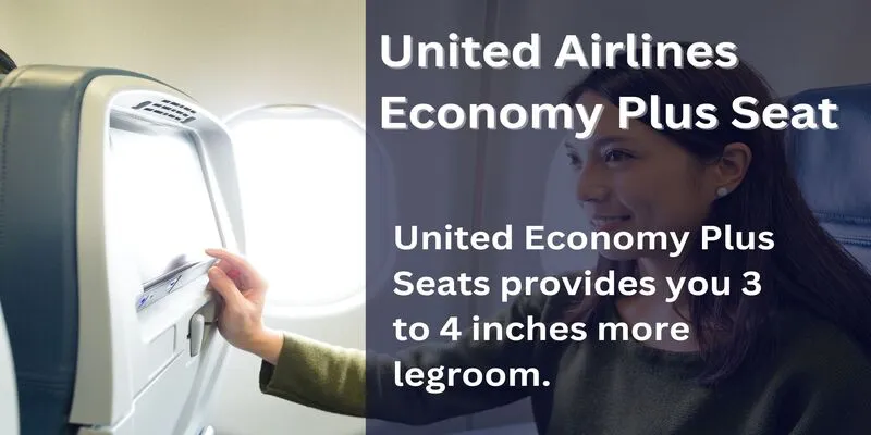 United Airlines Economy Plus Seat