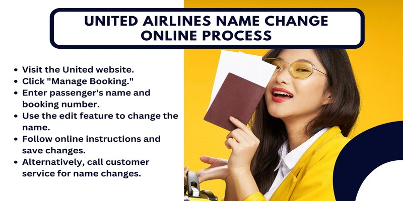 United Airlines Name Change Online Process