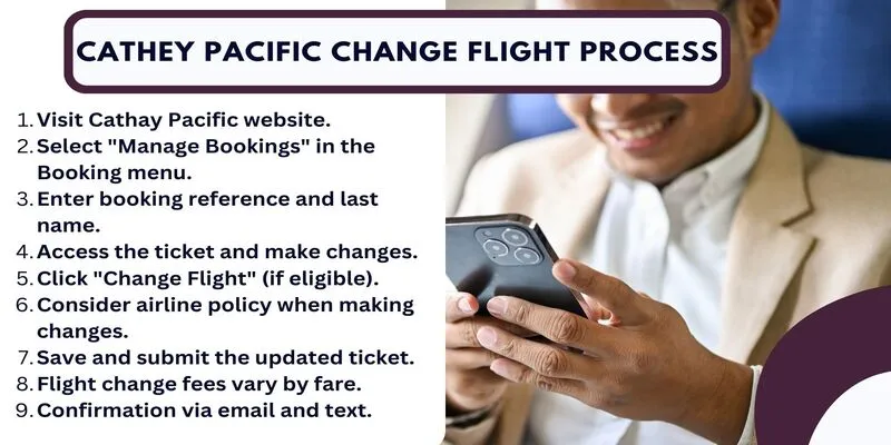 cathey pacific change flight process