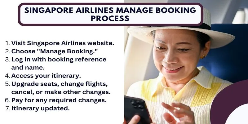 Steps To Use Singapore Airlines Manage Booking