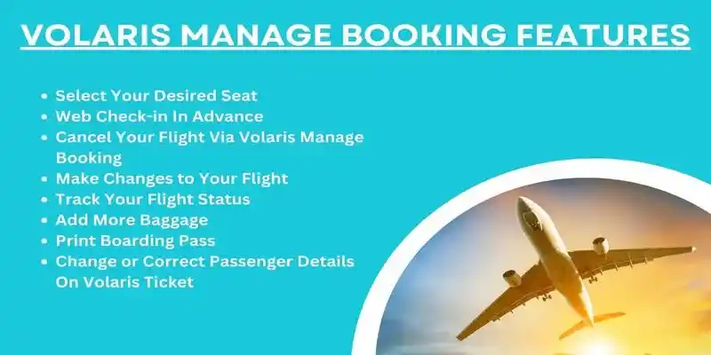 Features Volaris Manage Booking