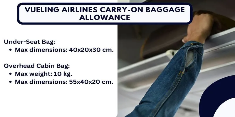 vueling airlines carry-on baggage allowance